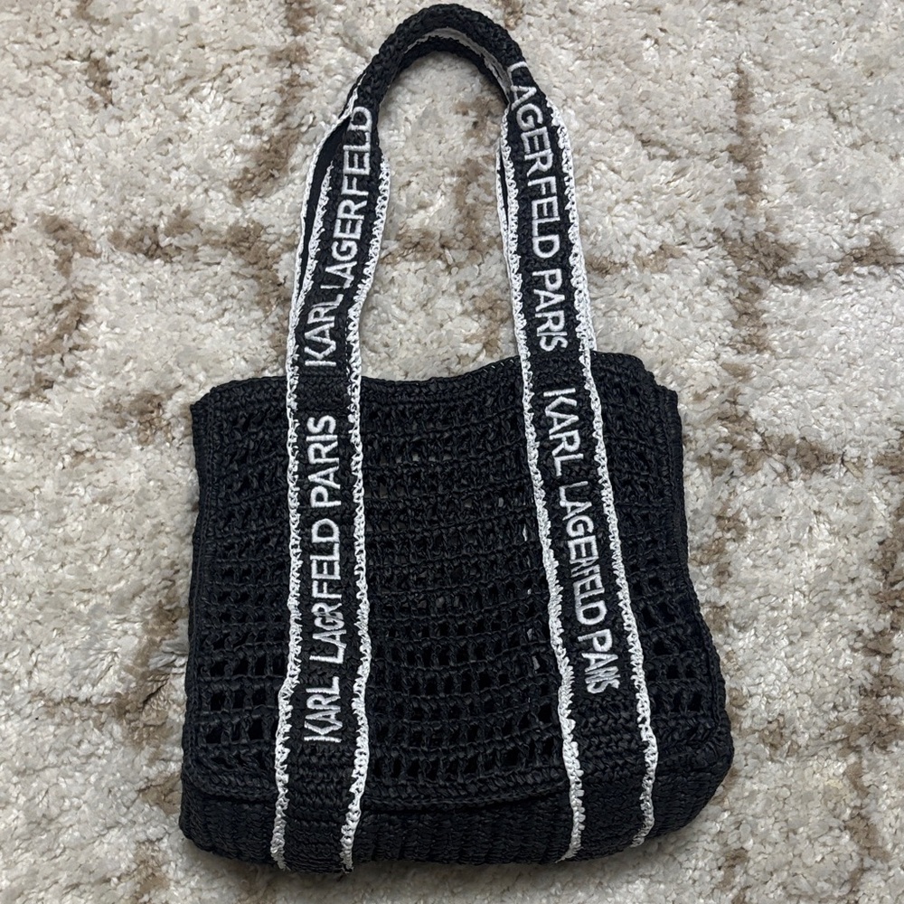 Karl Lagerfeld Black Tote